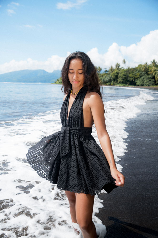 Lilly Tahiti Dina Dress Noir